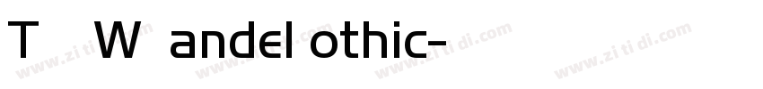 TEFVRW HandelGothic字体转换 TEFVRW HandelGothic字体转换